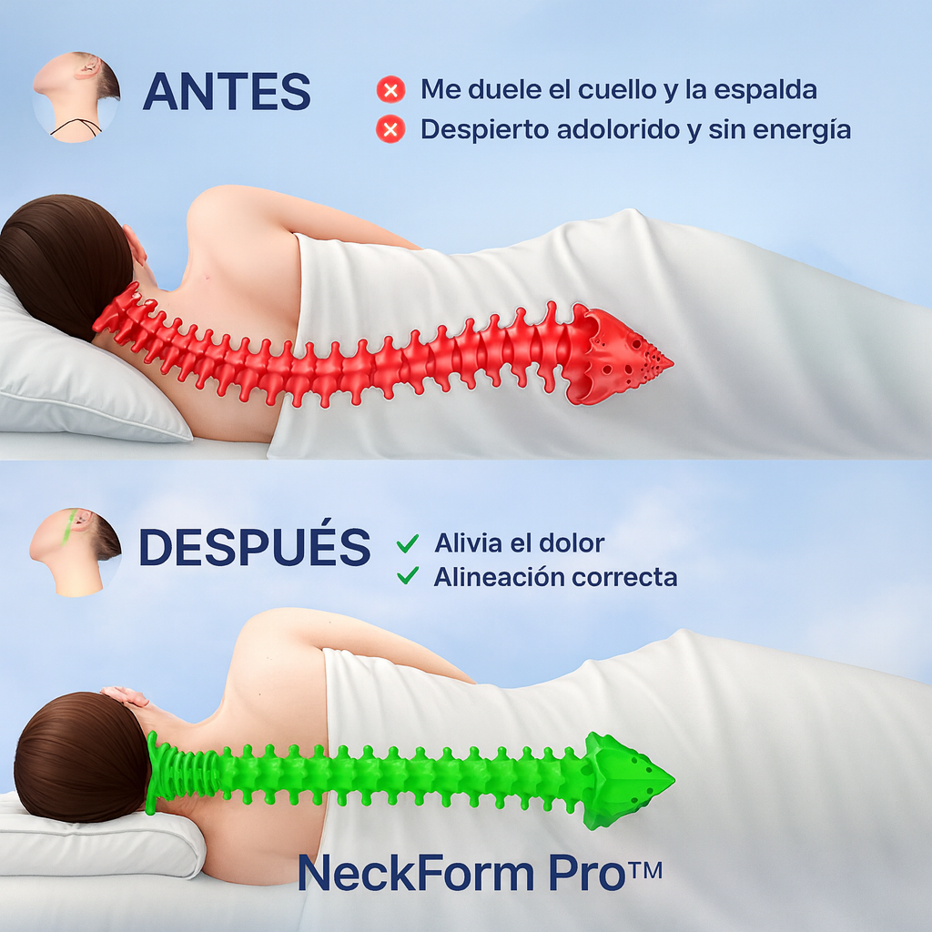 NeckForm Pro™ – Duerme Sin Dolor y Despierta Renovado